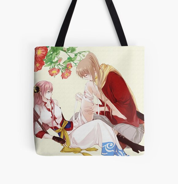 crunchyroll gintama All Over Print Tote Bag RB2806 product Offical gintama Merch