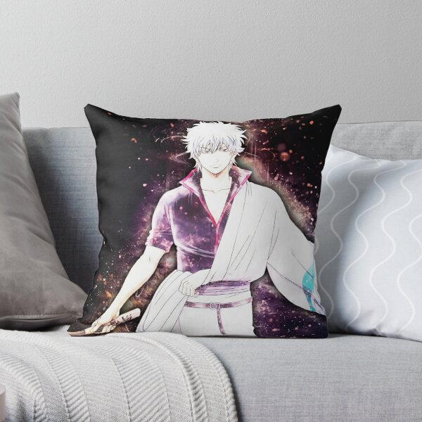 gintama stream Throw Pillow RB2806 product Offical gintama Merch