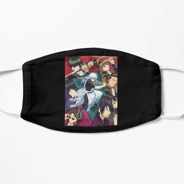 Gintama And Friends Flat Mask RB2806 product Offical gintama Merch