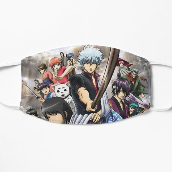 All Team Gintama Flat Mask RB2806 product Offical gintama Merch